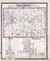 Mill Grove Township, Metz, Hudson, Lake Pleasant, Orland, Lake Gage, Steuben County 1880